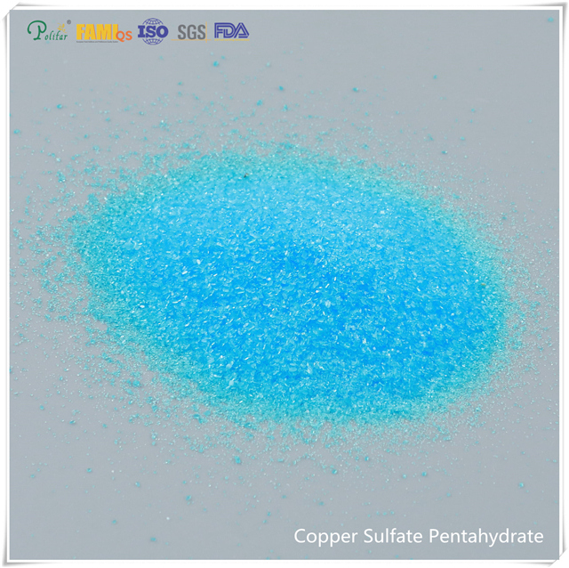 Qualité d'alimentation en cristaux de sulfate de cuivre pentahydraté