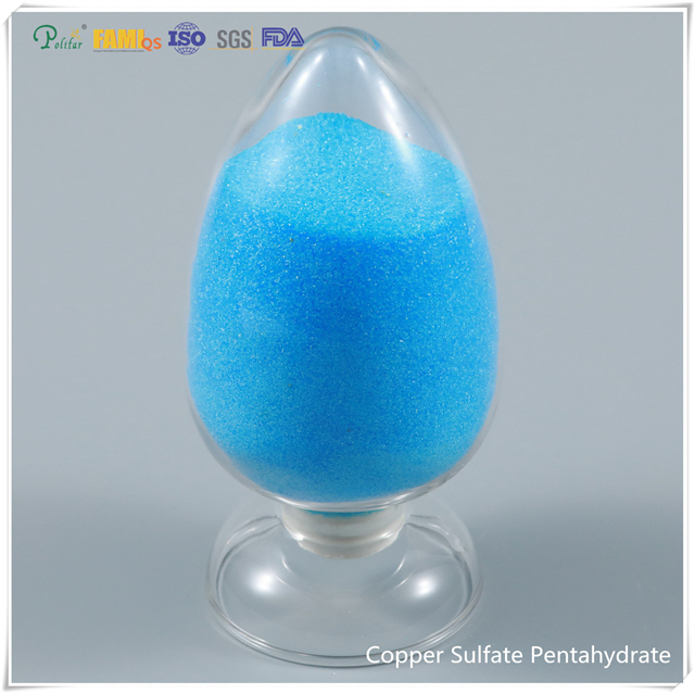 Cuivre sulfate pentahydrate cristal d'alimentation