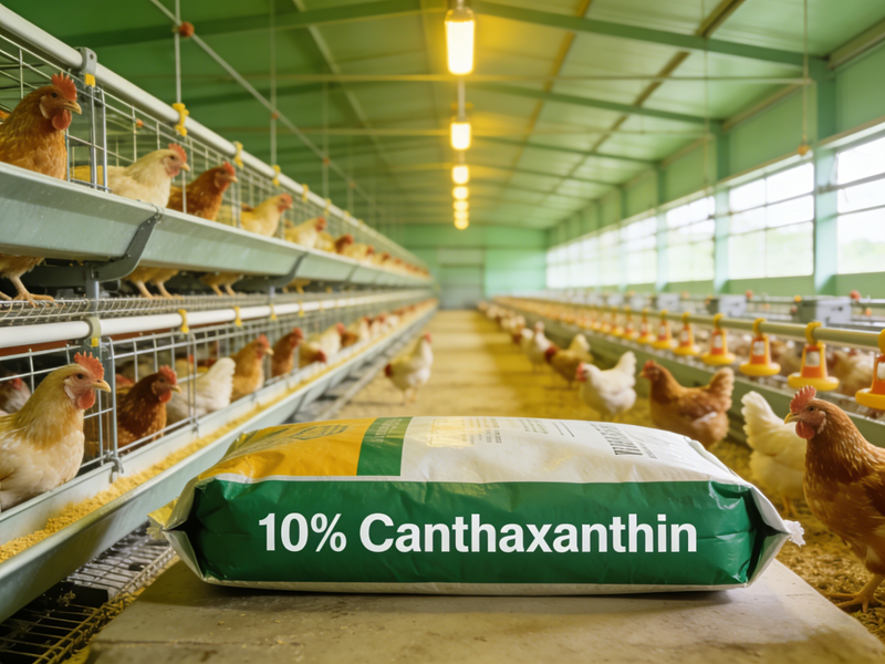 Additif alimentaire canthaxanthine