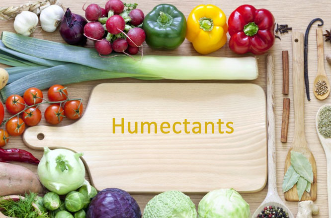 Quels humectants sont utilisés dans les aliments?