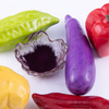 Qualité alimentaire bleu brillant