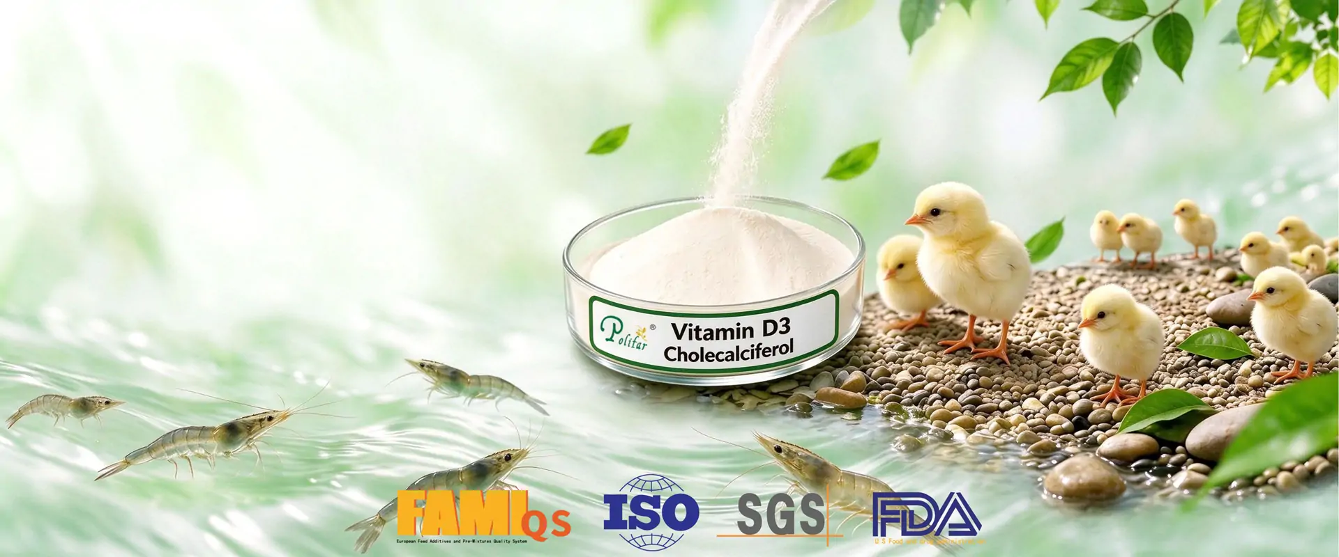 Feed Grade Vitamin D3 Powder