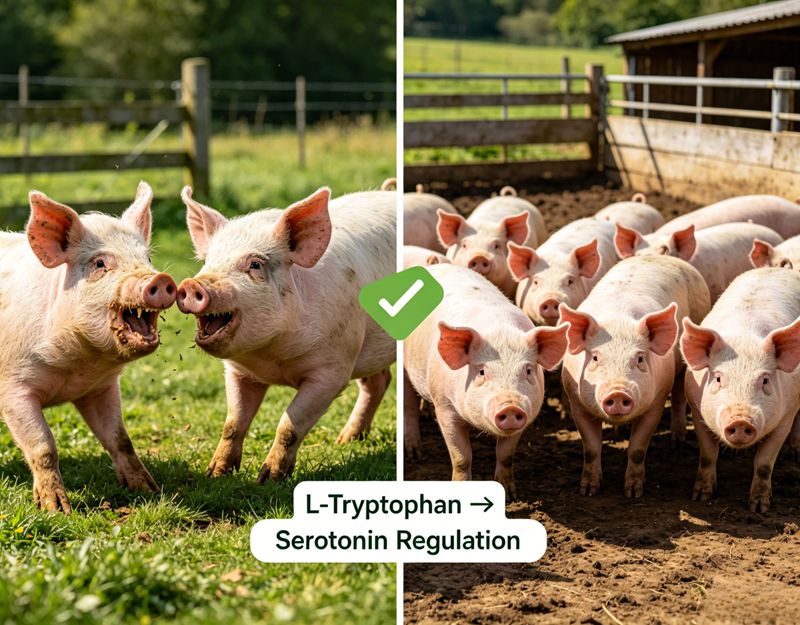 Tableau comparatif de la r&eacute;sistance au stress des porcs