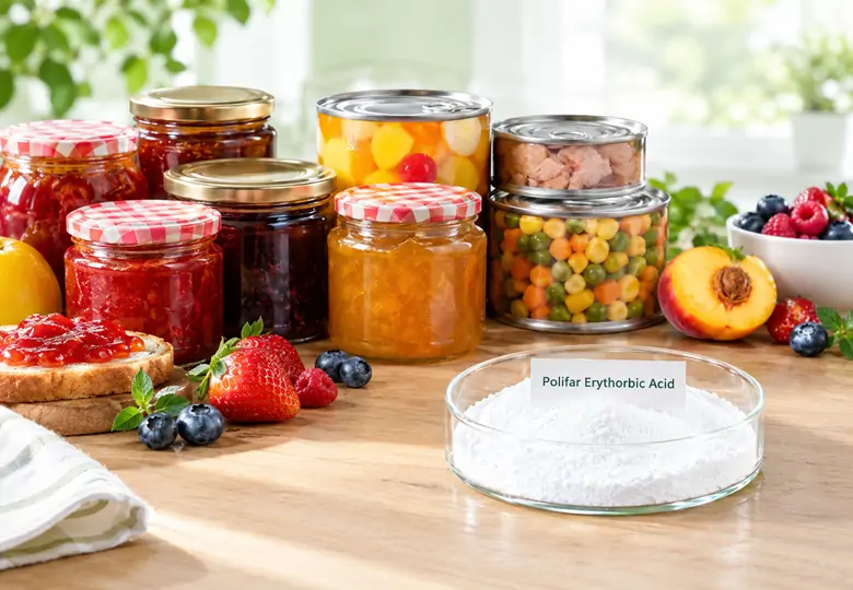 Aliments en conserve et produits de confiture