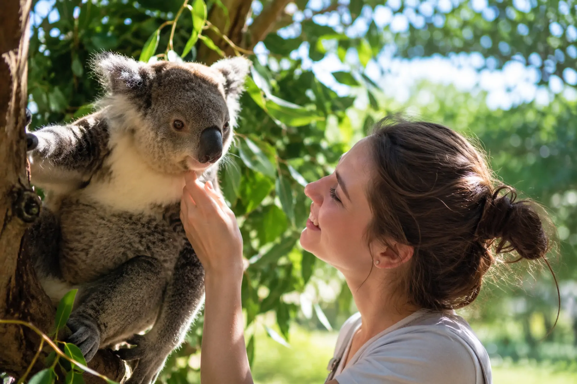 Harmonious coexistence between humans and koalas