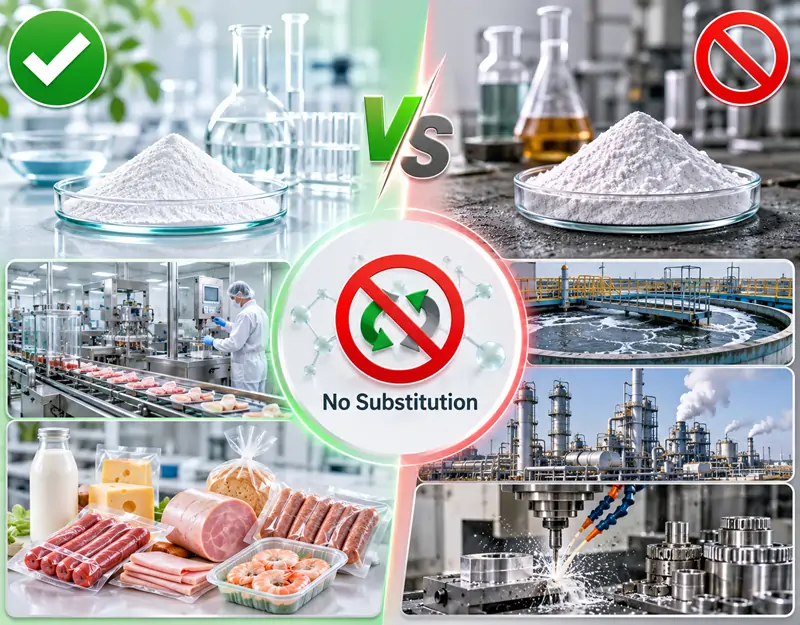 La diff&eacute;rence entre les phosphates de qualit&eacute; alimentaire et ceux de qualit&eacute; industrielle