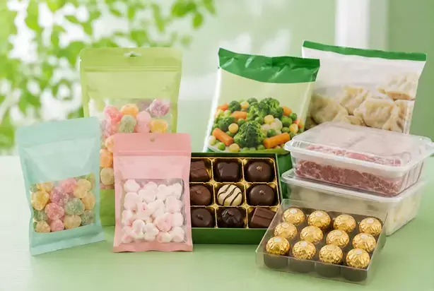 Bonbons et aliments surgelés