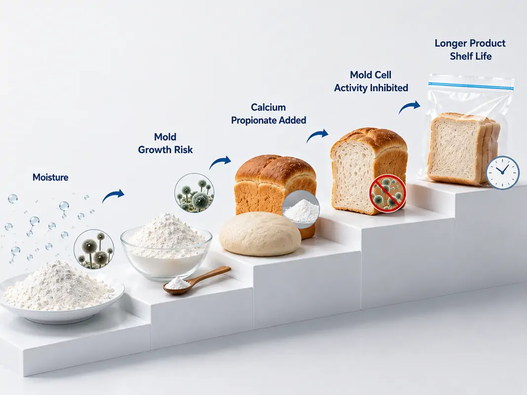Comment fonctionne le propionate de calcium
