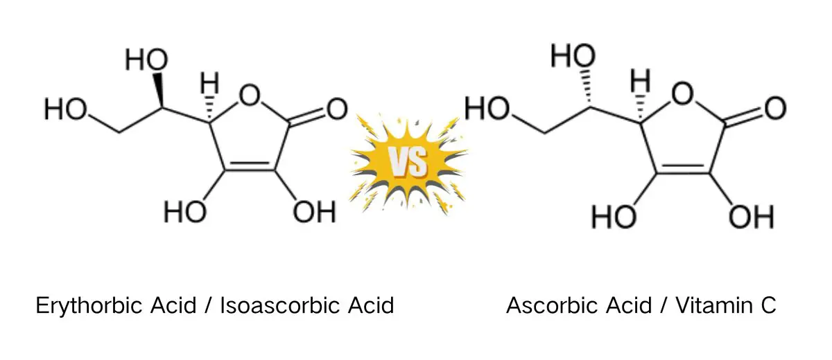 Acide &eacute;rythorbique VS acide ascorbique