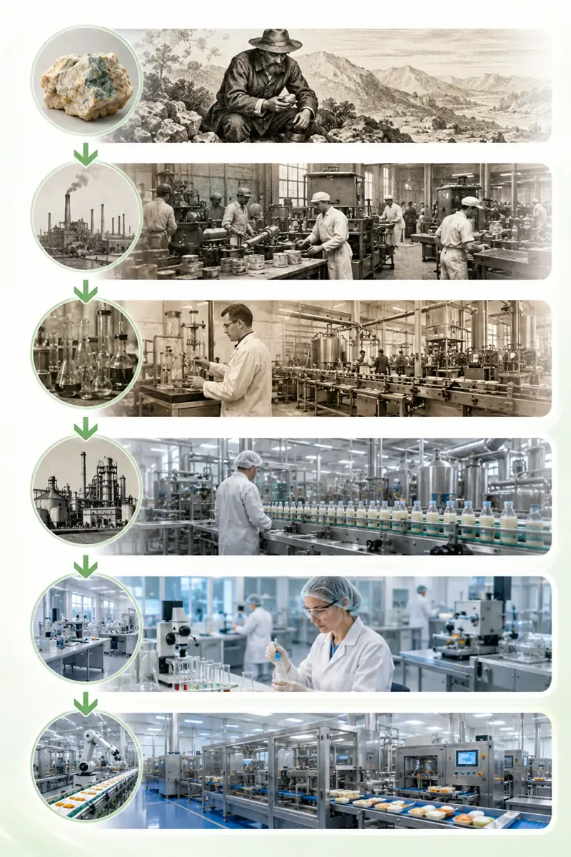 L'histoire du d&eacute;veloppement du phosphate